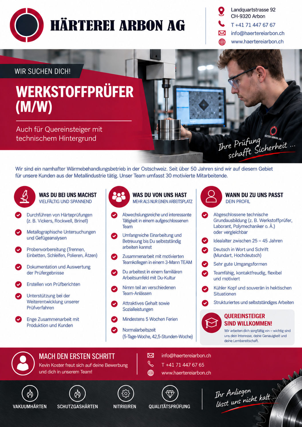 Verstärkung Werkstoffprüfer